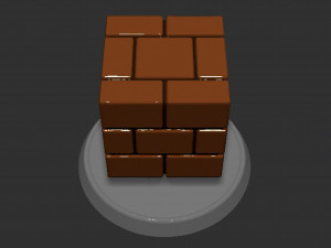 Mario Brick Block Based 3D Print Model