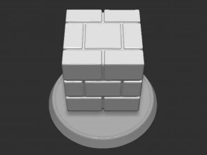Mario Brick Block Based 3D Print Model