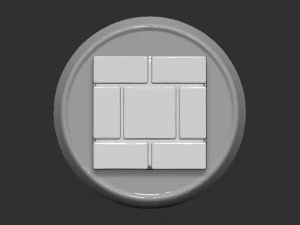 Mario Brick Block Based 3D Print Model