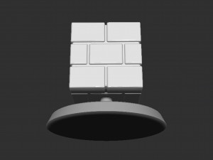 Mario Brick Block Based 3D Print Model
