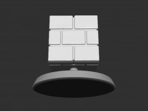 Mario Brick Block Based 3D Print Model