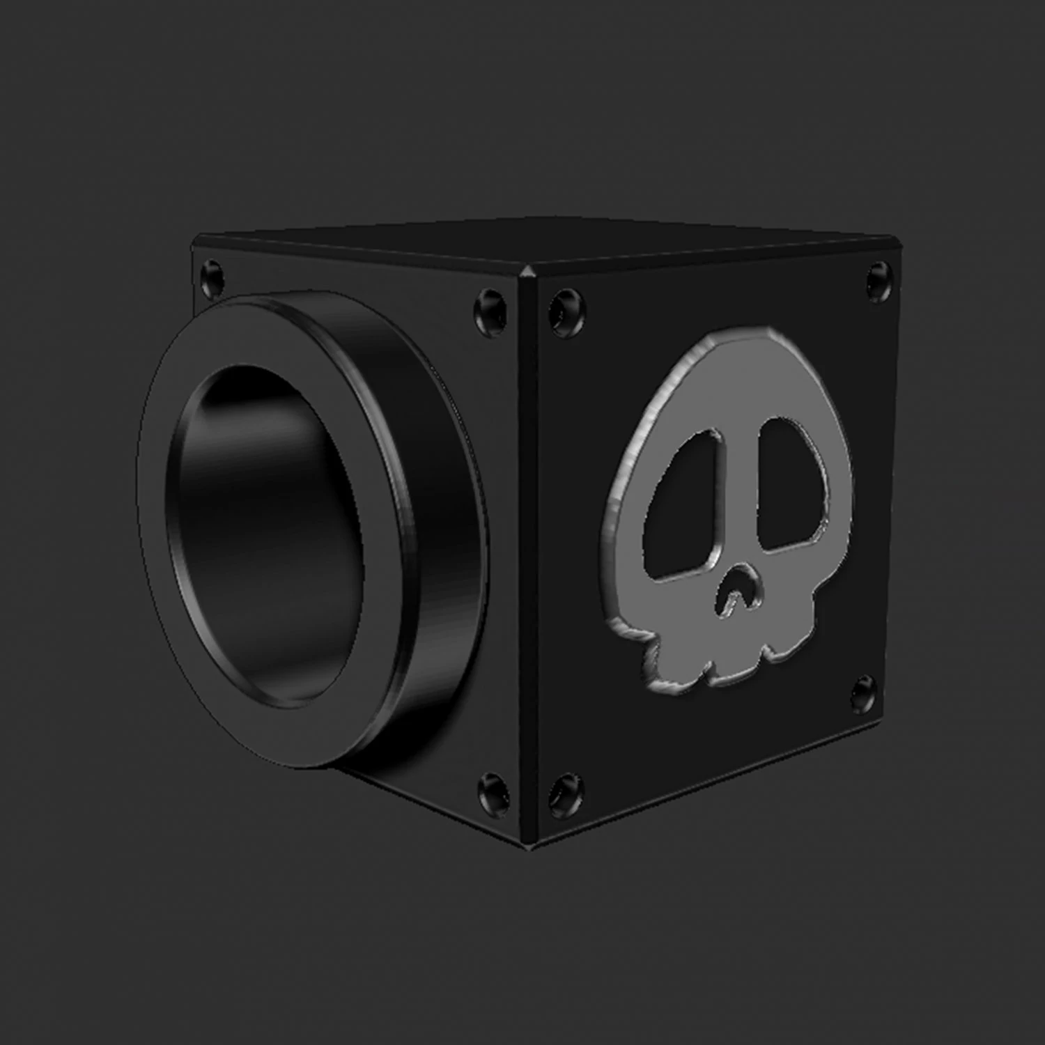 Mario Cannon Box 3D Print Model .c4d .max .obj .3ds .fbx .stl .blend