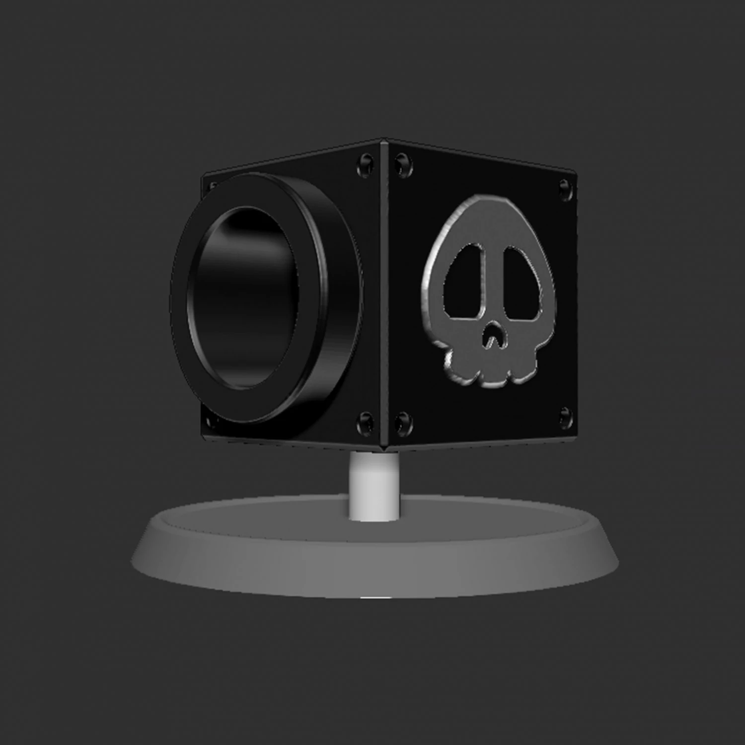Mario Cannon Box Based 3D Print Model .c4d .max .obj .3ds .fbx .stl .blend 