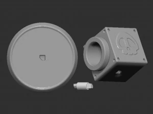 Mario Cannon Box Based 3D Print Model