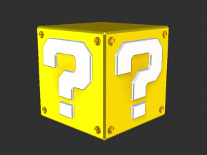 Blocco domande di Mario Modello di stampa 3D