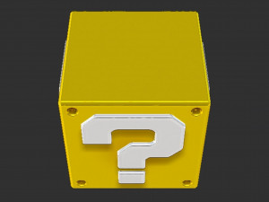 Mario Question Block 3D Принт Модель