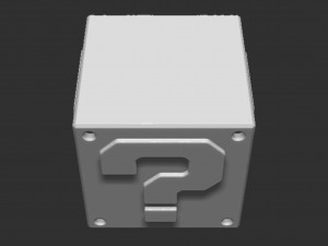 Mario Question Block 3D Принт Модель