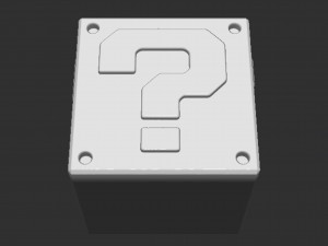 Mario Question Block 3D Принт Модель