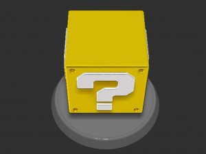 Mario Question Block Based 3D Print Model