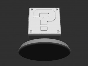 Mario Question Block Based 3D Print Model
