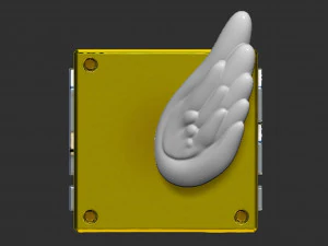 Flying Question Block 3D Print Model