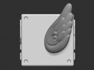 Flying Question Block 3D Print Model