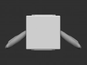 Flying Question Block 3D Print Model