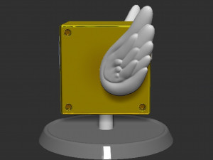 Mario Flying Question Block Based 3D 打印模型