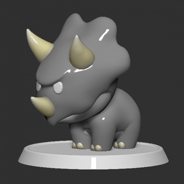 Reznor Closed Mouth Based 3D Принт Модель .c4d .max .obj .3ds .fbx .stl .blend 