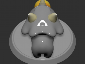 Reznor Open Mouth Based Fireball 3D-Druckmodell