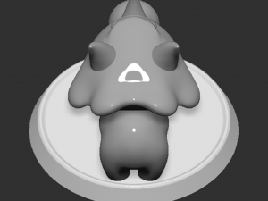 Reznor Open Mouth Based Fireball 3D-Druckmodell