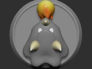 Reznor Open Mouth Based Fireball 3D-Druckmodell
