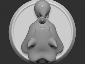 Reznor Open Mouth Based Fireball 3D-Druckmodell