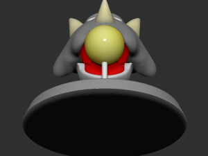 Reznor Open Mouth Based Fireball 3D-Druckmodell