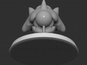 Reznor Open Mouth Based Fireball 3D-Druckmodell