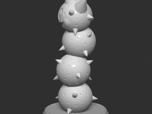 Mario Pokey Based 3D Принт Модель