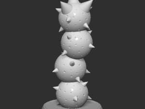 Mario Pokey Based 3D Принт Модель