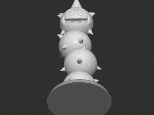 Mario Pokey Based 3D Принт Модель