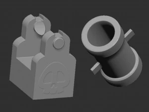 Blaster Bullet Mario 3D Print Model