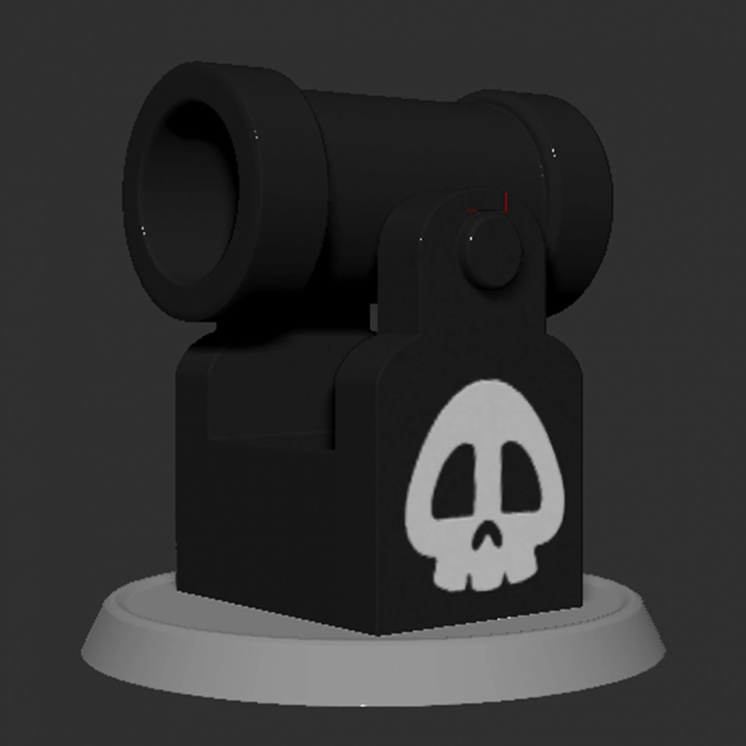 Blaster Bullet Mario Based 3D Print Model .c4d .max .obj .3ds .fbx .stl .blend 