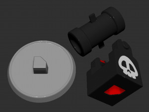 Blaster Bullet Mario Based 3D Druckmodell