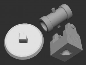 Blaster Bullet Mario Based 3D Print Model