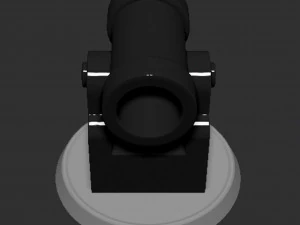 Blaster Bullet Mario Based 3D Print Model