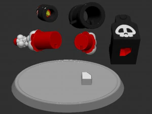 Banzai Bill Blaster Bullet Based 3D Print Model