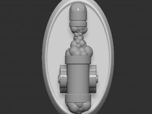 Banzai Bill Blaster Bullet Based 3D Print Model