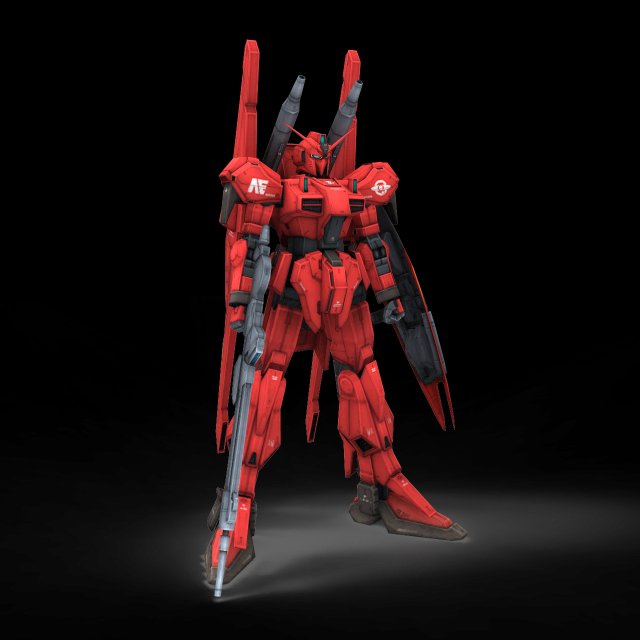 Gundam MK-III Unit 8 3D Модель .c4d .max .obj .3ds .fbx .stl .blend