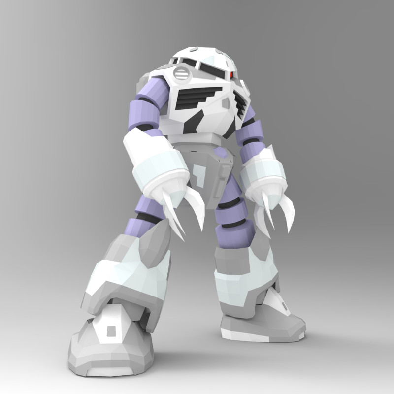 GUNDAM Z GOK Modelo 3D .c4d .max .obj .3ds .fbx .stl .blend 