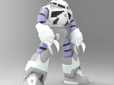 건담 Z GOK 3D 모델