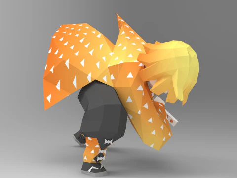 Zenitsu Agatsuma 3D Model