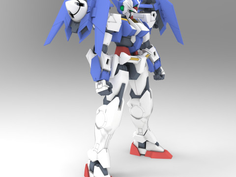 GUNDAM 00 Diver 3D Model