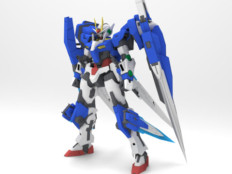 GUNDAM 00 Seven Swords Modelo 3D