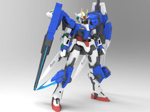 GUNDAM 00 Seven Swords 3D Model