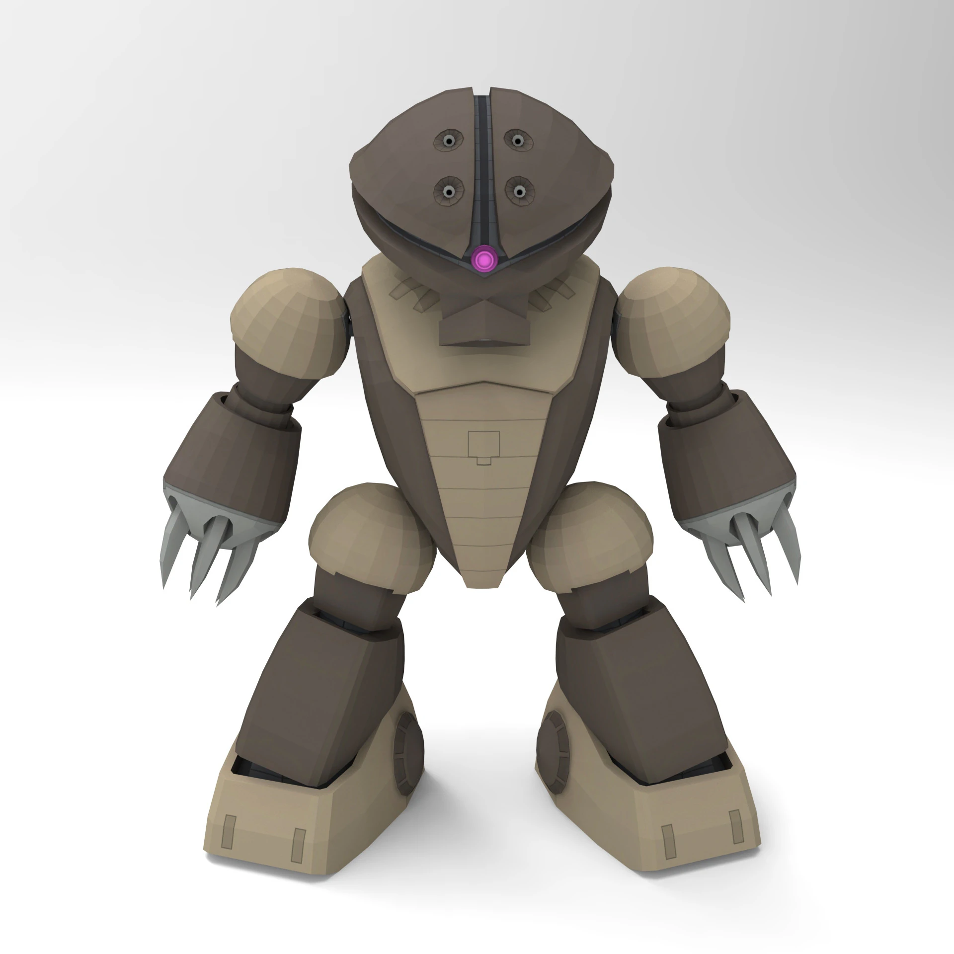 GUNDAM Acguy 3D Model .c4d .max .obj .3ds .fbx .stl .blend 