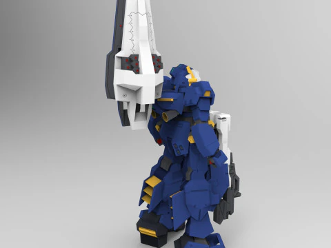 GUNDAM Advanced Hazel Sensor 3D Model