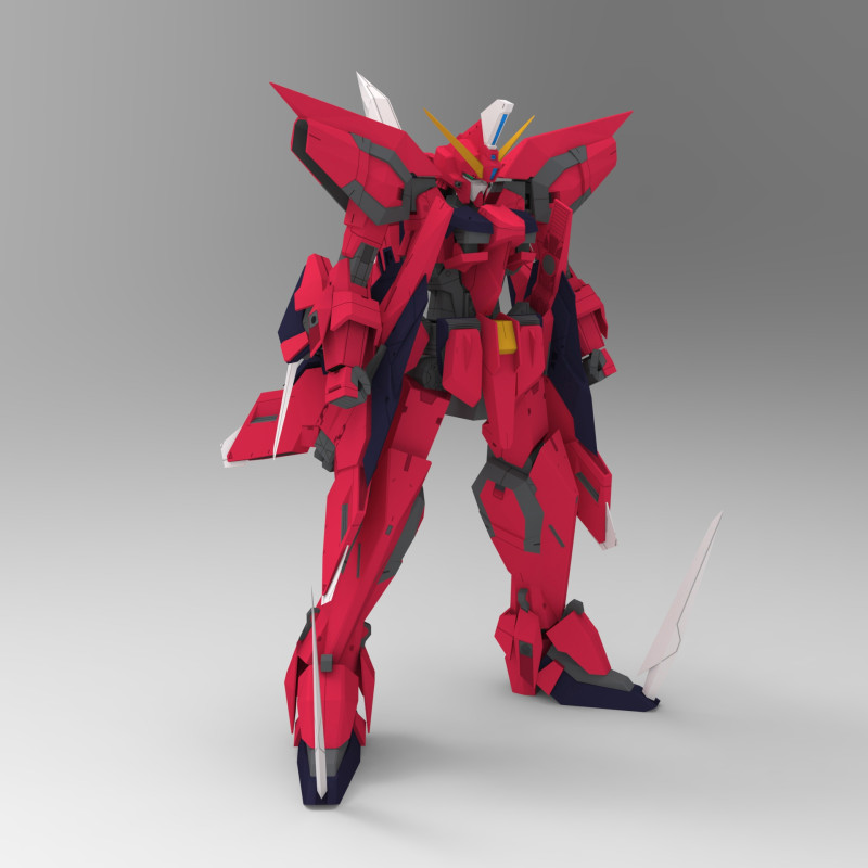 GUNDAM Aegis Modelo 3D .c4d .max .obj .3ds .fbx .stl .blend 