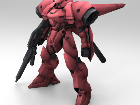 Gundam AGX 04 3D मॉडल