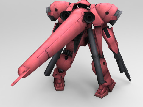 Gundam AGX 04 3D मॉडल
