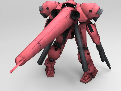 Gundam AGX 04 3D Model