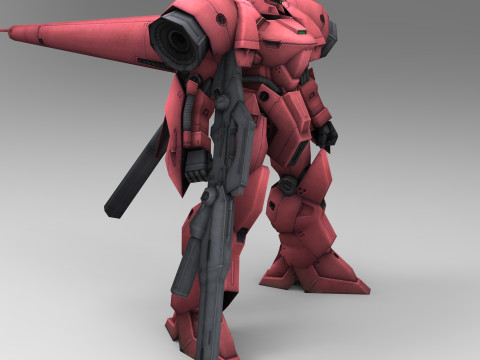 Gundam AGX 04 3D मॉडल