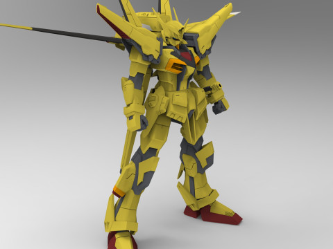 GUNDAM Akatsuki Oowashi Modelo 3D